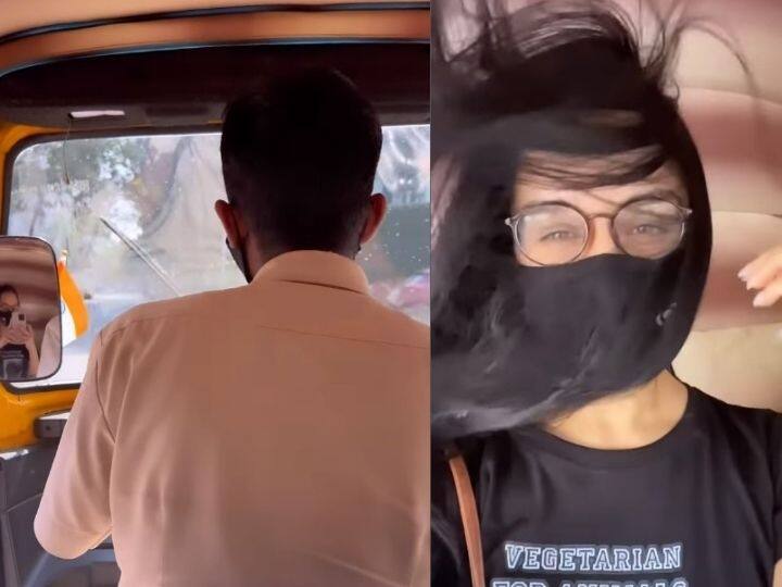 shraddha kapoor rickshaw video viral on social media Shraddha Kapoor : महागडी कार सोडून ही अभिनेत्री करतीये रिक्षाने प्रवास; ओळखलंत?