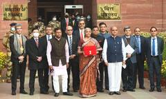 IN PICS | Budget 2022: No Bahi Khata, No Briefcase, FM Nirmala Sitharaman's Budget In Digital Format