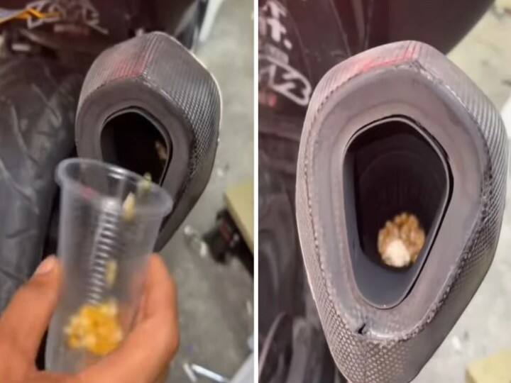 Man made popcorn with the help of scooty, see his unique way Watch: शख्स ने स्कूटी के साइलेंसर की मदद से तैयार किए पॉपकॉर्न, तरीका देखकर उड़ जाएंगे होश