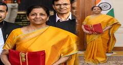 Budget 2022: કોફી કલરની સાડીમાં બજેટ રજૂ કરી રહ્યાં છે નિર્મલા સીતારમણ, જુઓ 2019થી અત્યાર સુધીની તસવીરો