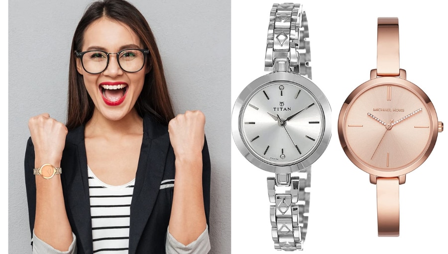 Amazon Offer On Women Branded Watch Buy Titan Fossil Michael Kors