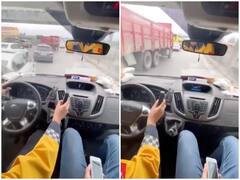 Watch: शख्स ने फिल्मी अंदाज में कट मारते हुए चलाई कार, आपको चौंका देगी ड्राइविंग स्किल