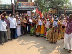 கோவை மாநகராட்சியில் காங்கிரஸ்க்கு வார்டு ஒதுக்கீடு செய்ய எதிர்ப்பு தெரிவித்து திமுகவினர் போராட்டம்..!