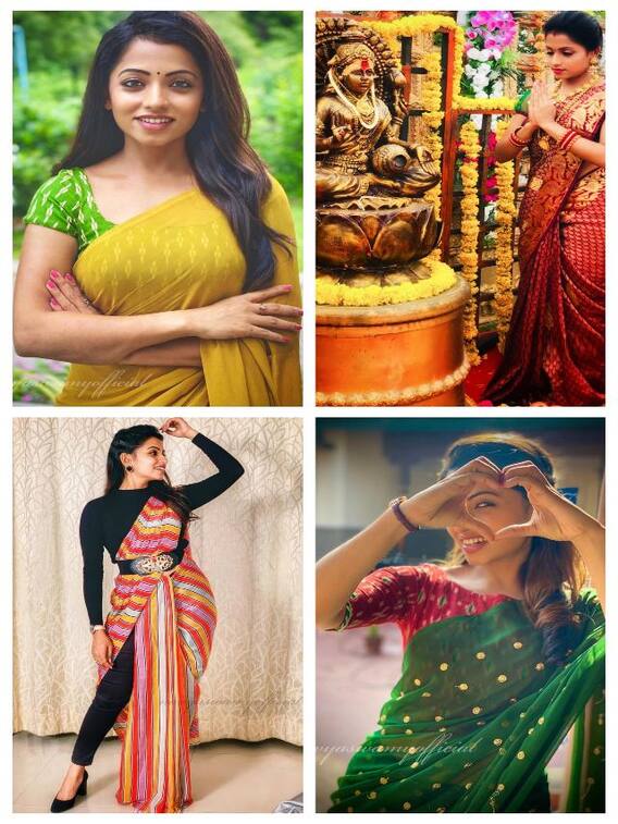 నవ్య స్వామి బెస్ట్ శారీ లుక్స్