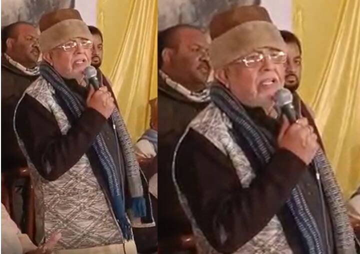 UP Election 2022: शाहजहांपुर में यूपी के मंत्री सुरेश खन्ना ने गाना गाकर मांगा वोट, यहां देखें वीडियो