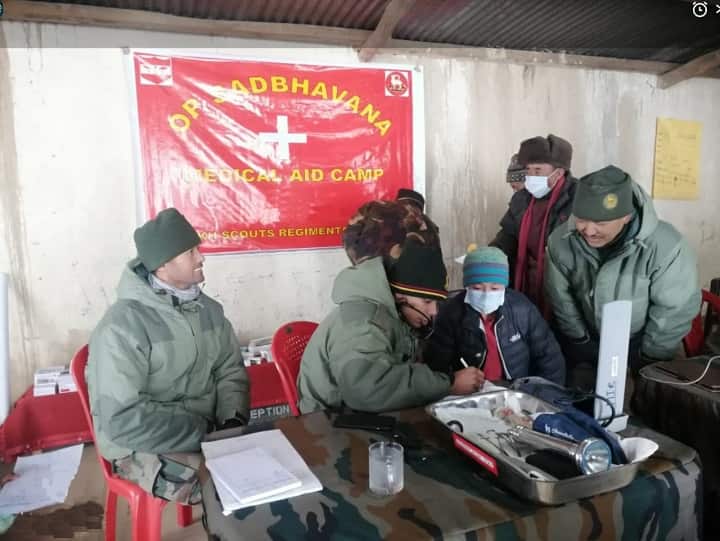 Indian Army Treks On Frozen River To Set Up Medical Camp For Isolated Village In Zanskar Valley | SEE PICS
