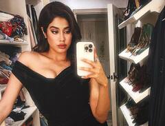 એક્ટ્રેસ જ્હાન્વી કપૂરની બોલ્ડ સેલ્ફીએ લગાવી આગ, ખભાથી ડ્રેસ સરકાવીને આપ્યા પોઝ