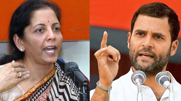 finance minister nirmala sitharaman hit back at rahul gandhi for calling budget 2022 a zero budget Budget 2022: રાહુલ ગાંધીના નિવેદન પર નિર્મલા સીતારમણે પલટવાર કર્યો, કહ્યું- દયા આવે છે......