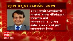 Suresh Prabhu : माजी केंद्रीय मंत्री सुरेश प्रभु यांचा निवडणुकीच्या राजकारणातून संन्यास : ABP Majha