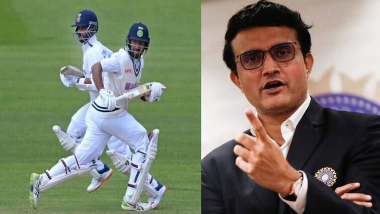 sourav ganguly told indian test captain cheteshwar pujara ajinkya rahane Team India के नए टेस्ट कप्तान के सवाल पर Sourav Ganguly ने दिया जवाब, पुजारा-रहाणे के भविष्य पर कही यह बात