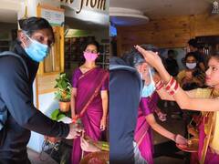 Watch: IPL नीलामी से पहले रॉयल एकेडमी पहुंचे Kumar Sangakkara, कुछ ऐसे हुआ 'ग्रैंड वेलकम'