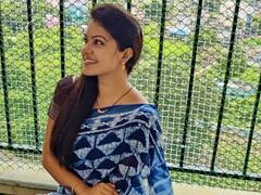 Actress Rakshita| பொட்டு வைத்த ஒரு வட்ட நிலா...நடிகை ரக்‌ஷிதாவின் லேட்டஸ்ட் க்ளிக்ஸ் !