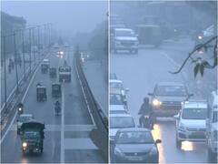 Delhi Rain Photos: बारिश की फुहारों के बीच शुरू हुई दिल्लीवालों की सुबह, इन इलाकों में जमकर बरसे बादल, देखिए तस्वीरें