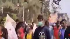 WB Politics: তৃণমূল বিধায়কের ছবিতে লাল আবীর লাগানোর অভিযোগ SFI-এর বিরুদ্ধে। Bangla News