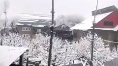 Snowfall updates from North India