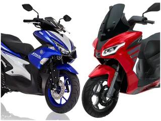 Yamaha Aerox 155 आणि Aprilia SXR 160 स्कूटर तुमच्यासाठी कोणती चांगली? जाणून घ्या