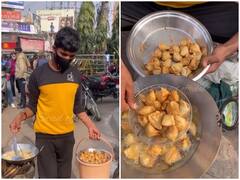 Watch: जलती अंगीठी और खौलते तेल की कढ़ाई हाथों में लेकर समोसे बेचता है ये शख्स, लोग बोले- इसे कहते हैं मेहनत