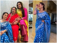 Ankita Lokhande Photo: नई-नवेली दुल्हन अंकिता लोखंडे स्काई ब्लू साड़ी में लगीं बला की खूबसूरत, फोटो देख फैंस को याद आई मानव की अर्चना