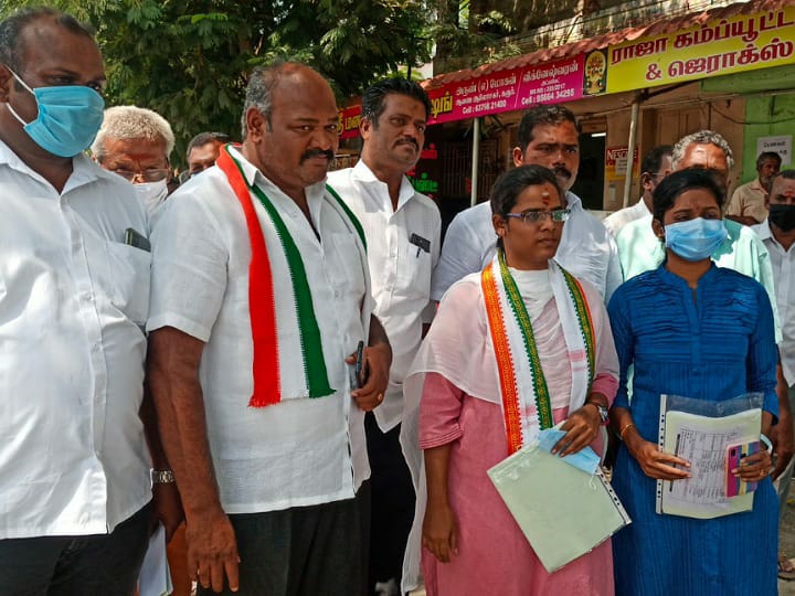 Local body election | கரூரில் காங்கிரஸ் வேட்பாளராக களம் இறங்கும் 24 வயது மாணவி