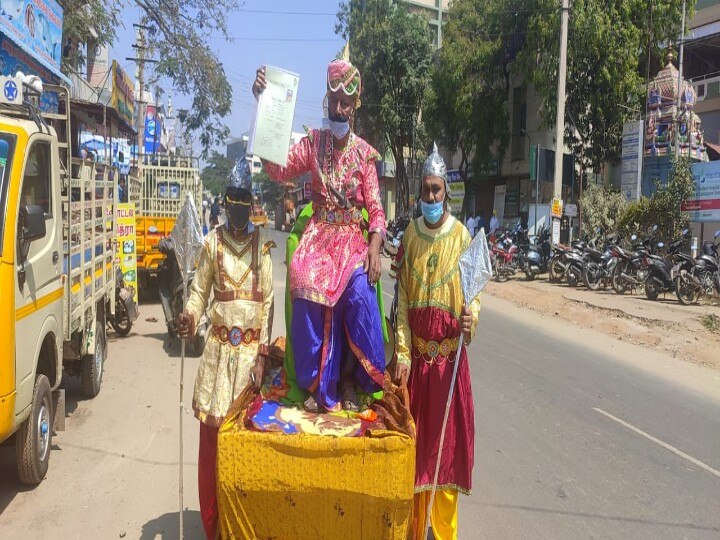 கோவை : ராஜா, பாரத மாதா என பல வேடங்களில் வந்த வேட்பாளர்கள்.. களைகட்டிய இறுதி நாள் வேட்பு மனுதாக்கல்..!