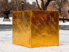 Gold Cube: 87 కోట్లు విలువ చేసే గోల్డ్ క్యూబ్‌ను పార్క్‌లో వదిలేశారు, ఎవరైనా ఎత్తేస్తే?