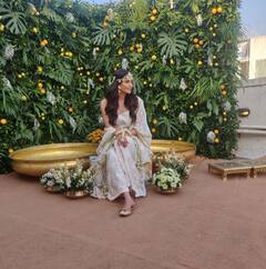 Karishma Tanna-Varun Bangera's Haldi PHOTOS, Couple Twin In White For The Fun-Filled Pre-Wedding Festivities