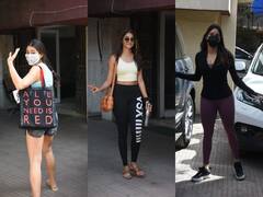 Gym Look: ईस्ट और वेस्ट...सारा अली खान, पूजा हेगड़े और जान्हवी कपूर के जिम लुक में कौन लगा आपको सबसे बेस्ट - देखें तस्वीरें