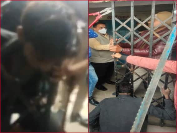 Gwalior News: बंद स्कूल का नजारा देखने के चक्कर में गेट में फंसी युवक की गर्दन, फिर दरवाजा काटने के लिए आई टीम Gwalior News: बंद स्कूल का नजारा देखने के चक्कर में गेट में फंसी युवक की गर्दन, फिर दरवाजा काटने के लिए आई टीम