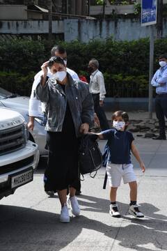 Kareena Kapoor फैमिली के साथ क्वालिटी टाइम स्पेंड करने निकलीं, Saif और Taimur के साथ लंच डेट पर हुईं स्पॉट