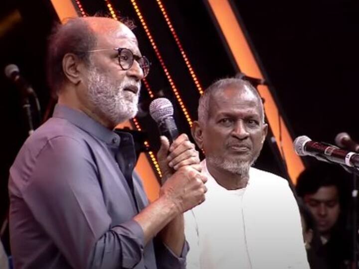 Ilaiyaraaja Joins with rajinikanth Successful combo joins hands after 28 years! 28 ஆண்டுகள்.... அழைப்பு விடுத்த இளையராஜா... முதல் ஆளாய் ஓகே சொன்ன ரஜினி...! மீண்டும் இணையும் வெற்றிக்கூட்டணி!