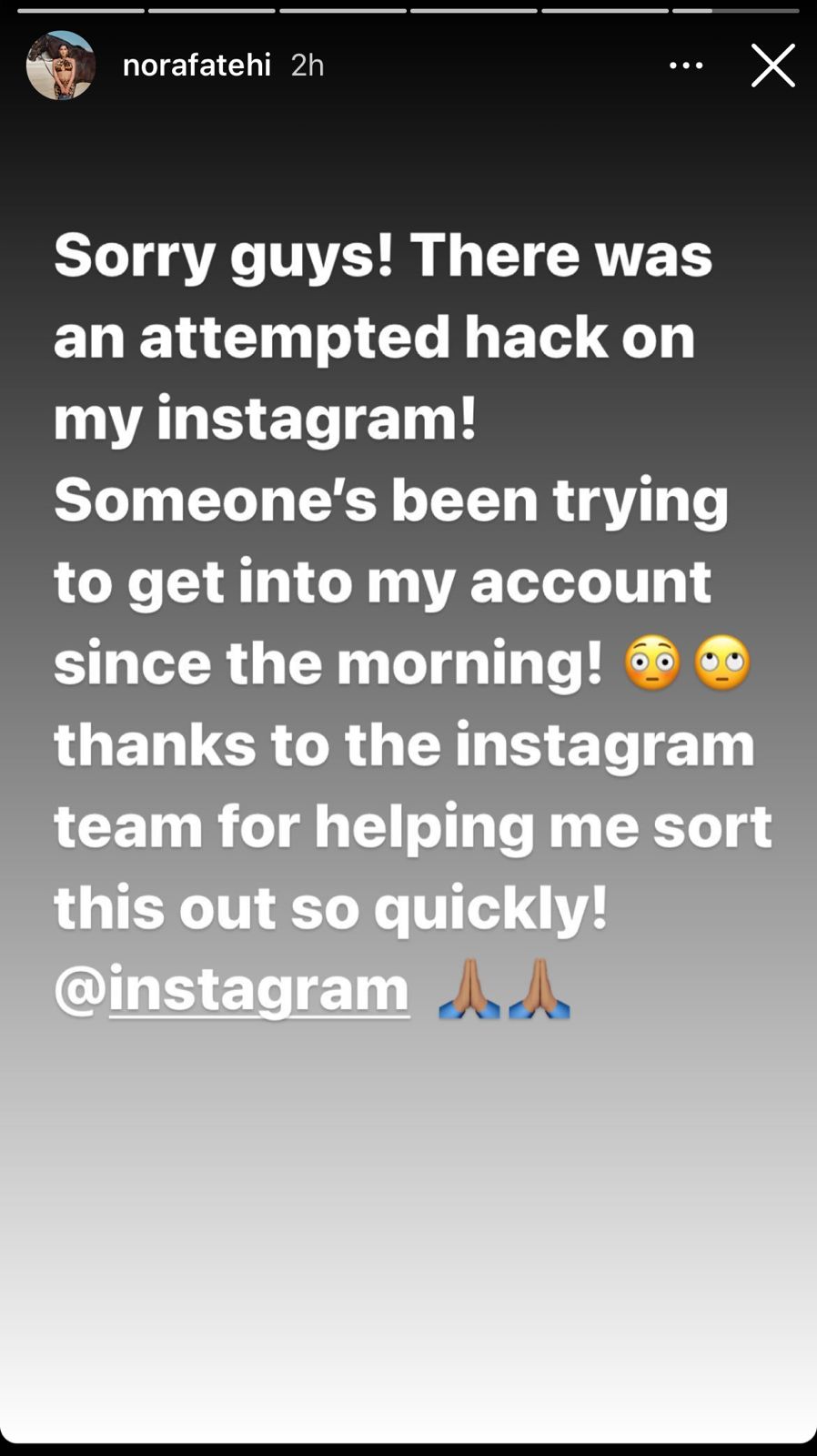 Nora Fatehi Deletes Her Instagram Account, Restores Later Claiming Attempted Hack