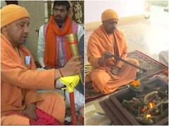 UP Election 2022: गोरखपुर से आज पर्चा भरेंगे सीएम योगी, नामांकन से पहले मुख्यमंत्री ने गोरखनाथ मंदिर में की पूजा, देखें तस्वीरें