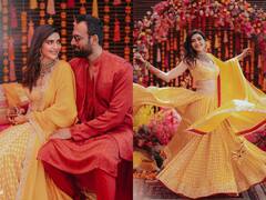 Karishma Tanna Mehndi Ceremony: हाथों में पिया के नाम की मेहंदी सजाकर यूं झूम उठीं करिश्मा तन्ना, सामने आई खूबसूरत तस्वीरें