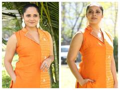 Anausya 'Darja': అనసూయ 'దర్జా' చూశారా? కత్తి పట్టుకుని, జీప్ బ్యానెట్ మీద కూర్చుని!