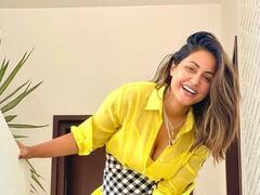 हिनाचा खेळकर अंदाज; लेटेस्ट फोटोंवर चाहते घायाळ