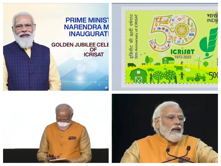 PM Narendra Modi kickstarts the 50th Anniversary celebrations of ICRISAT in Hyderabad PM Modi Hyderabad Tour : భారతీయ మూలల నుంచి నేర్చుకుంటూ భవిష్యత్‌వైపు దూసుకెళ్దామన్న మోదీ