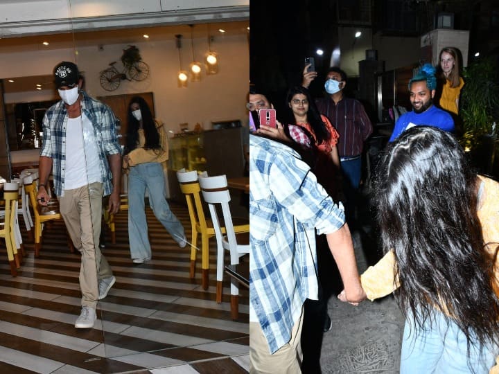 बॉलीवुड एक्टर ऋतिक रोशन (Hrithik Roshan) इन दिनों सुर्खियों का हिस्सा बने हुए हैं. इस बार वह अपनी पर्सनल लाइफ को लेकर चर्चा में हैं. बीते दिनों ऋतिक एक्ट्रेस सबा आजाद (Saba Azad) के साथ नजर आए थे. अब एक बार फिर ऋतिक और सबा डिनर डेट पर गए थे. जिसकी तस्वीरें सोशल मीडिया पर वायरल हो रही हैं.