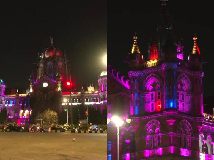 World Cancer Day 2022: इंटरनेशनल कैंसर डे पर देश की आर्थिक राजधानी मुंबई का फेमस छत्रपति शिवाजी महाराज टर्मिनस पिंक लाइट से सजाया गया. शुक्रवार की रात ये खूबसूरत इमारत गुलाबी रोशनी से सराबोर दिखी. आप भी डालिए इन तस्वीरों पर एक नजर.....