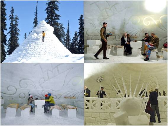ਧਰਤੀ ਦੇ ਸਵਰਗ 'ਚ ਦੁਨੀਆ ਦਾ ਸਭ ਤੋਂ ਵੱਡਾ Igloo Cafe