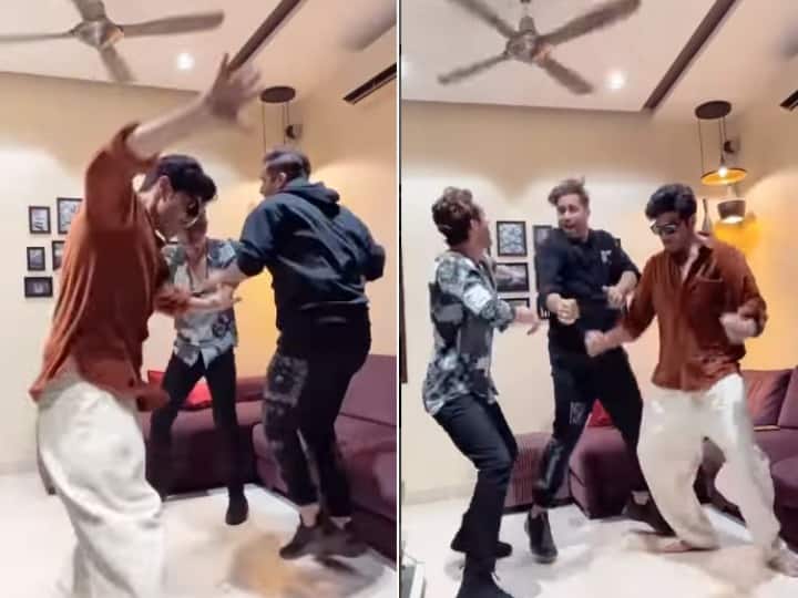 Karan Kundrra ने Umar Riaz और Rajiv Adatia के साथ किया जमकर डांस, खुद को बता डाला- India's best 3 dancers