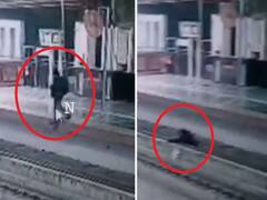 వీడియో: కళ్లు మొబైల్‌ వైపు, కాళ్లు ప్రమాదం వైపు, ఫోన్ చూస్తూ మెట్రో రైల్వే ట్రాక్‌పై పడ్డాడు