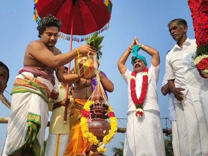 Ayyanar Temple Kumbabhishekam Festival with the participation of a large number of devotees! இலையமுதுகூடம் கழுமங்கல உடைய அய்யனார் கோயில் கும்பாபிஷேகம் -பக்தர்கள்  பங்கேற்பு!