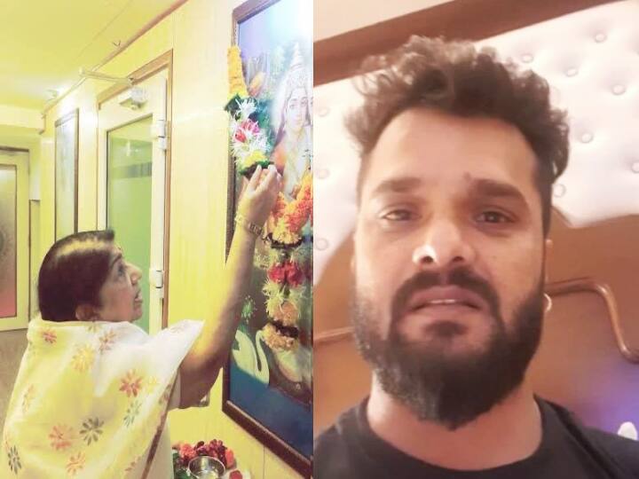 Lata Mangeshkar Death: लता मंगेशकर के निधन पर भावुक हुए खेसारी लाल यादव, ‘ऊपर वाला भी गर्व कर रहा होगा’ Lata Mangeshkar Death: Khesari Lal Yadav became emotional on the death of Lata Mangeshkar, now what he tweet ann Lata Mangeshkar Death: लता मंगेशकर के निधन पर भावुक हुए खेसारी लाल यादव, ‘ऊपर वाला भी गर्व कर रहा होगा’