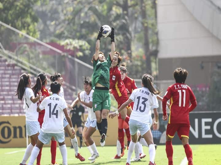 Vietnam beat china taipei in AFC Women's Asian Cup and got entry in Fifa World Cup 2023 AFC Women's Asian Cup : व्हिएतनामची चिनी तैपई संघावर 2-1 ने मात, फिफा विश्वचषक स्पर्धेत प्रवेश