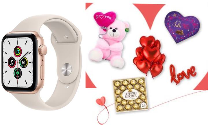 Amazon Offer On Apple Watch SE Series Buy Apple Watch Online Discount Apple Watch SE Best Valentine Day Gift Amazon Deal: अपने पार्टनर से है प्यार तो गिफ्ट करें ये वॉच, फिटनेस और स्टाइल दोनों में नंबर-1 है Apple Watch
