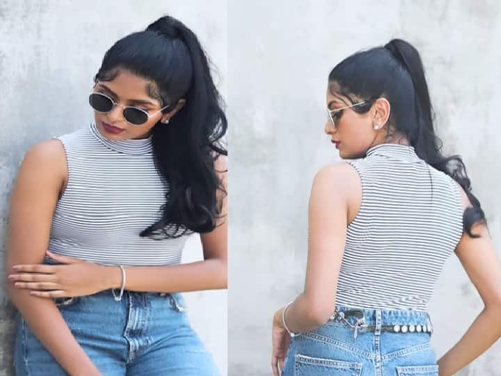 Actress Aditi shankar insta video goes viral Watch Video | விதவிதமான போஸ்.! இன்ஸ்டாவில் க்யூட் வீடியோவை ஷேர் செய்த ஷங்கர் மகள் அதிதி!