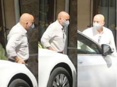 Lata Mangeshkar Last Rites Photo : नम आंखों से अपनी लता दीदी को अलविदा कहने पहुंचे सितारे, देखें तस्वीरें