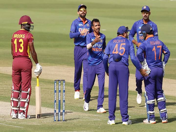 IND vs WI, 1st ODI: 1000வது ஒரு நாள் போட்டி... இந்தியா வெற்றி பெற 177 ரன்கள் இலக்கு IND vs WI, 1st ODI: West Indies given target of 177 runs against India at Narendra Modi Stadium IND vs WI, 1st ODI: 1000வது ஒரு நாள் போட்டி... இந்தியா வெற்றி பெற 177 ரன்கள் இலக்கு