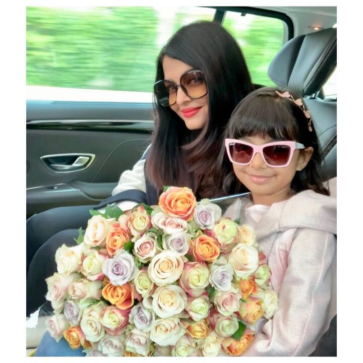 ఐశ్యర్యా ఆరాధ్యల అందమైన ఫోటోలు -Image credit: AishwaryaraiBachchan/Instagram