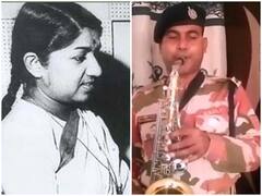 Watch: लता मंगेशकर को जवान ने दी ऐसी भावुक श्रद्धांजलि, हर किसी की आंखों को नम कर देगा ये VIDEO